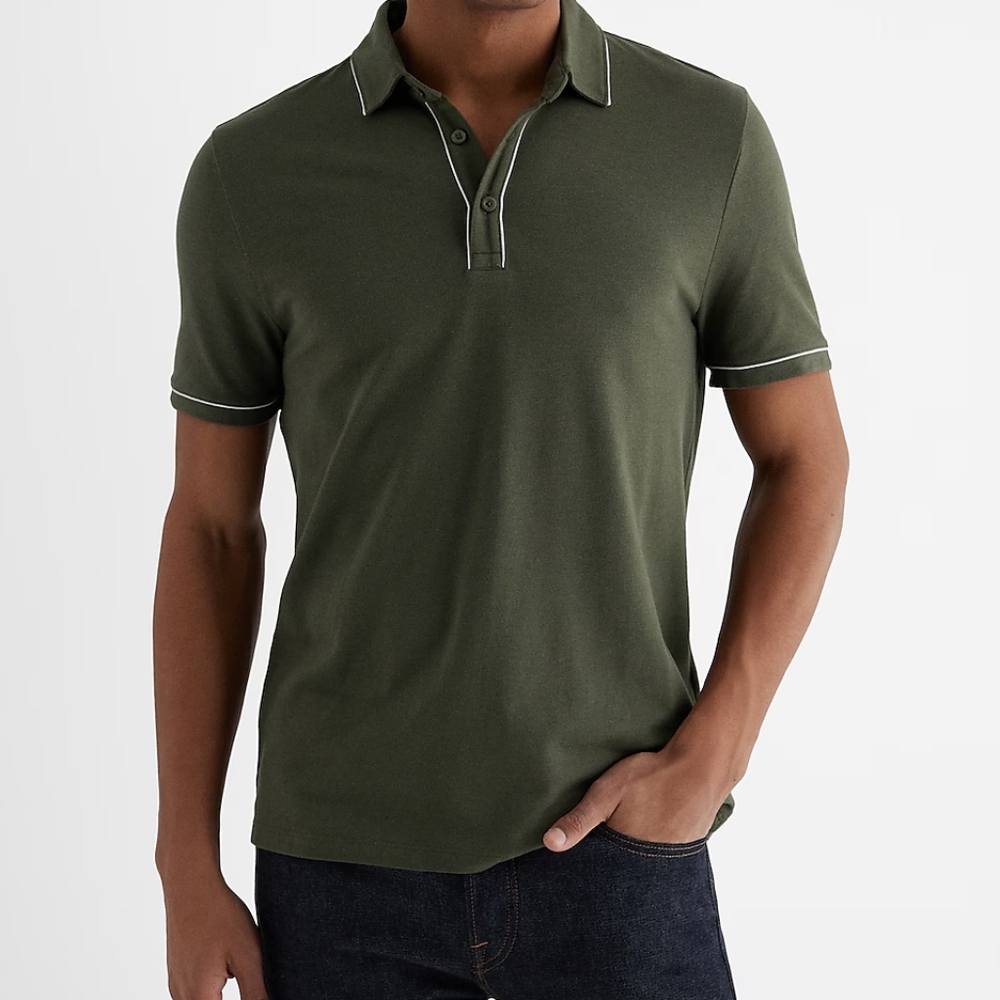 EXPRESS -Olive Polo